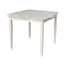 International Concepts Square Table with Butterfly Extension, Unfinished, 36 W, 36 L, 30 in H, Wood, Unfinished K-T36X-30S - alternate 1